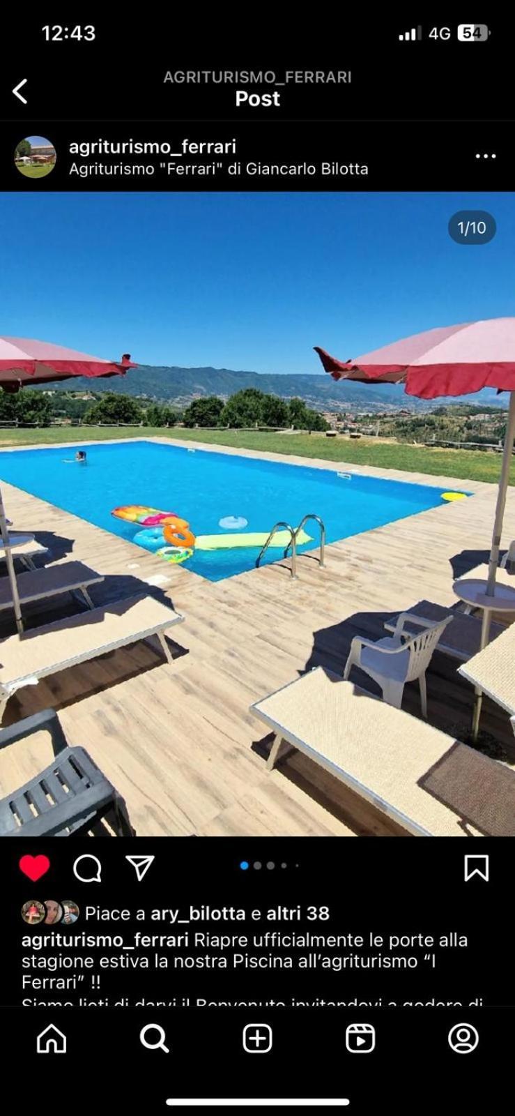 Agriturismo Ferrari Dipignano Bagian luar foto